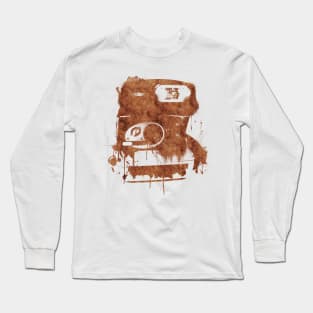 Coffee Polaroid Long Sleeve T-Shirt